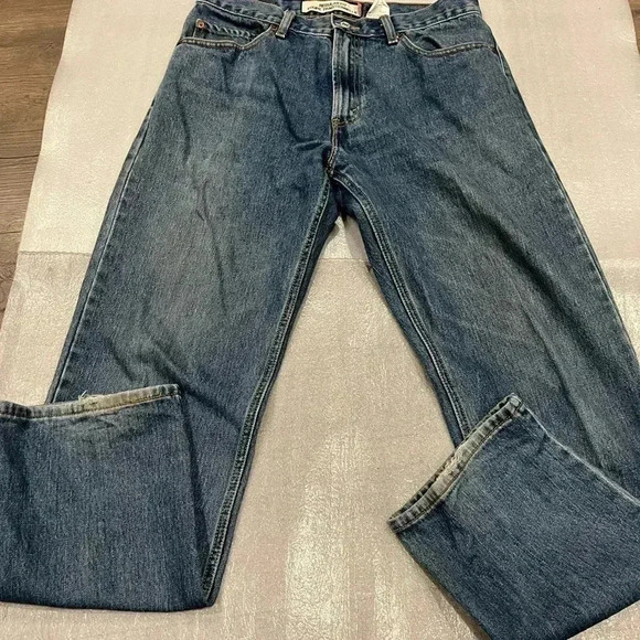[W34L32]Levis  Relaxed Fit Straight Leg Men Jeans - Picture 1 of 7